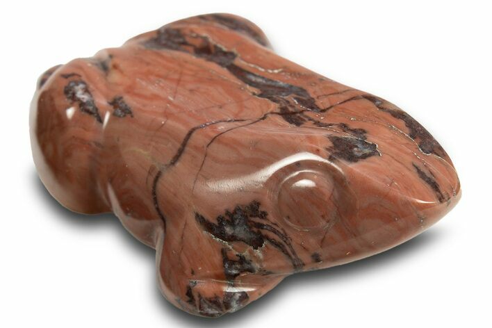 Polished Kona Dolomite Stone Frog - Michigan #309116